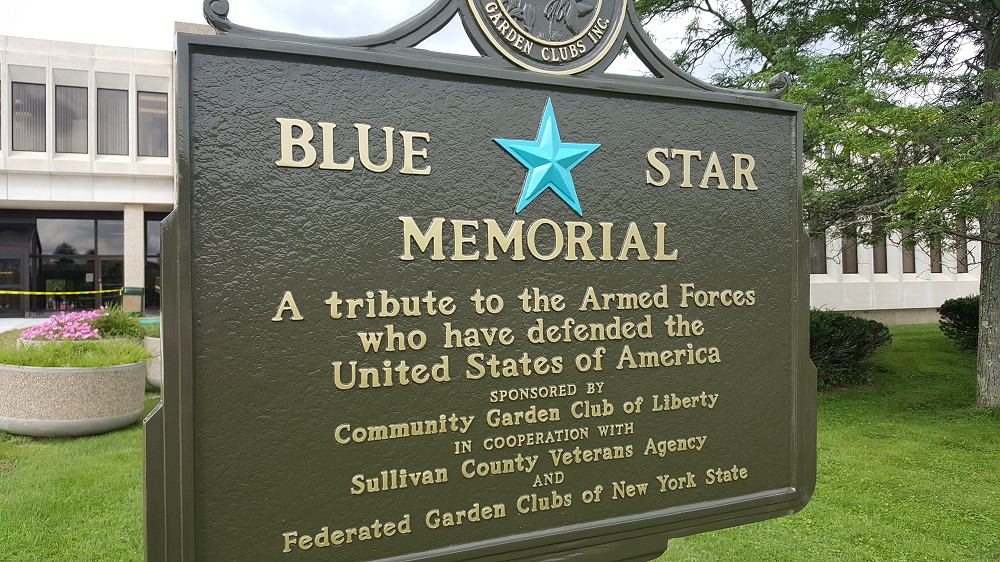 Blue Star Memorial Marker