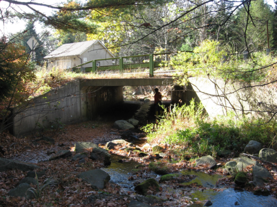The culvert to be replaced in Eldred