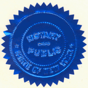 NYS Notary Seal