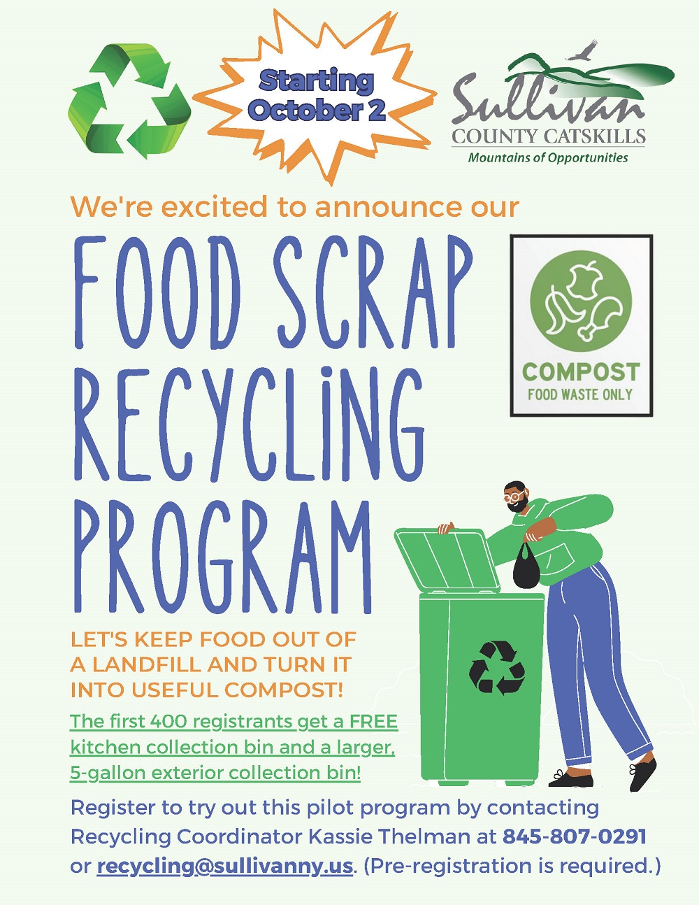 Food Scrap Recycling Poster