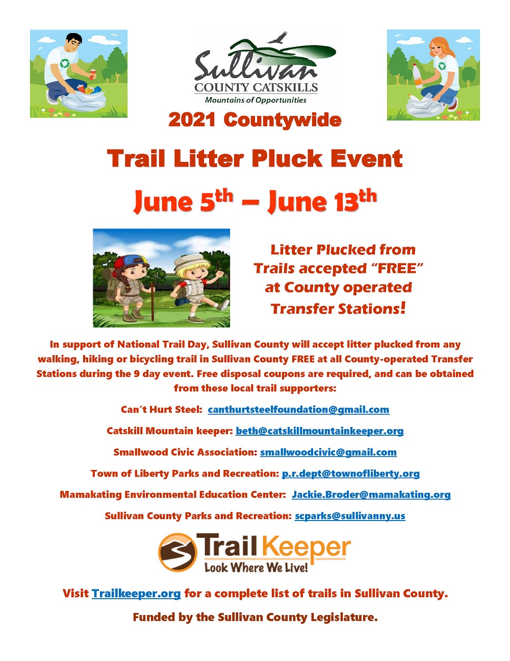 Trail Litter Pluck Poster